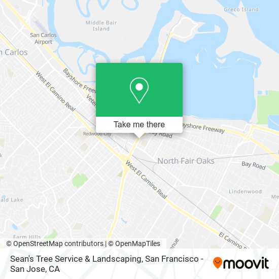 Sean's Tree Service & Landscaping map