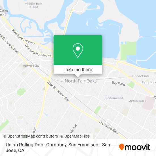 Union Rolling Door Company map