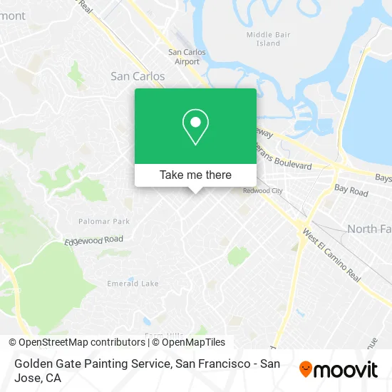 Mapa de Golden Gate Painting Service