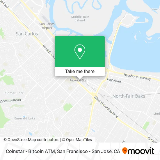 Coinstar - Bitcoin ATM map