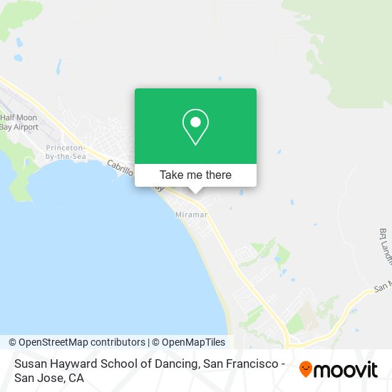 Susan Hayward School of Dancing map