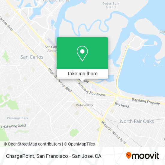 ChargePoint map