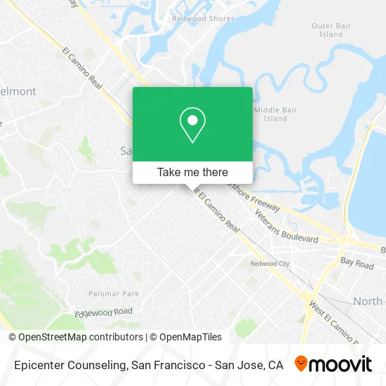 Mapa de Epicenter Counseling
