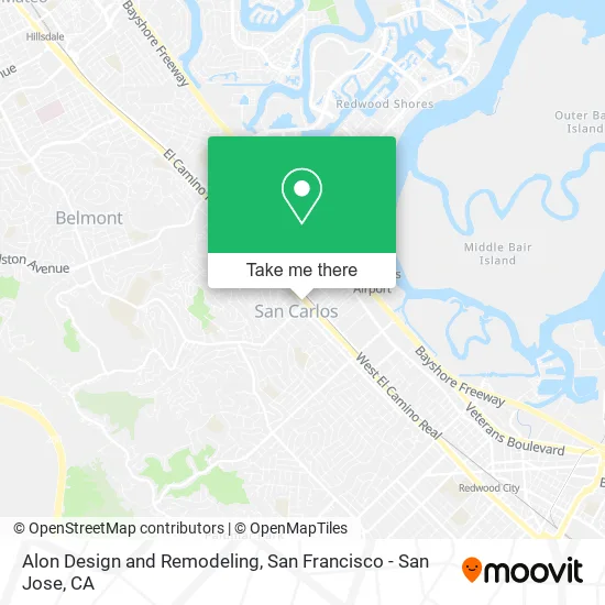 Alon Design and Remodeling map