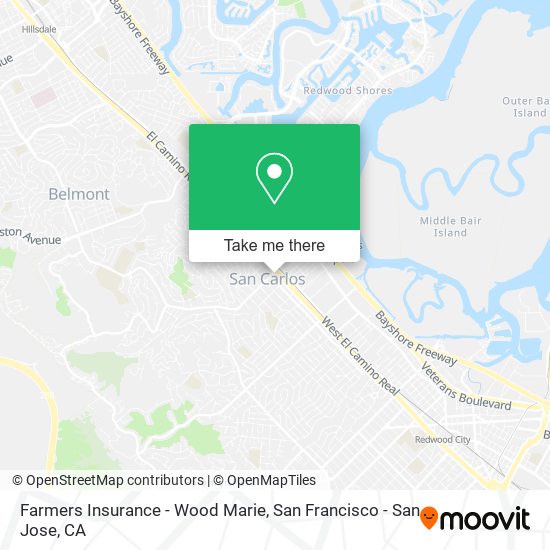 Mapa de Farmers Insurance - Wood Marie