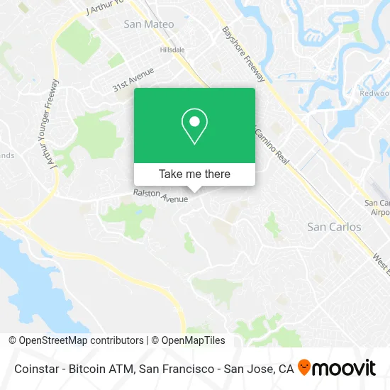 Coinstar - Bitcoin ATM map