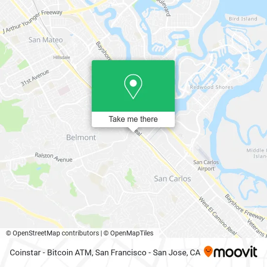Coinstar - Bitcoin ATM map