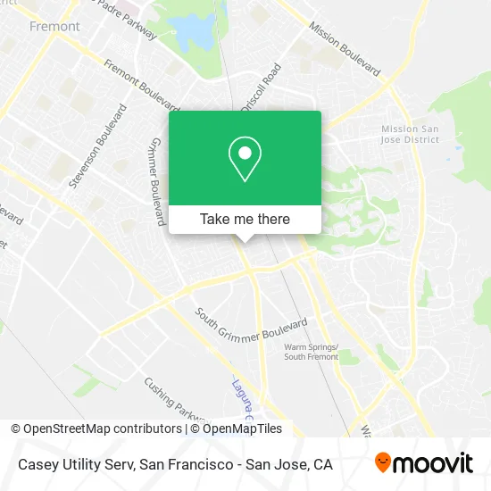 Casey Utility Serv map