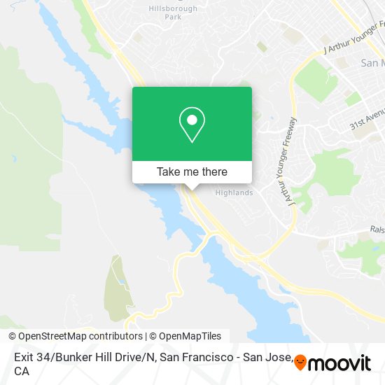 Exit 34/Bunker Hill Drive/N map