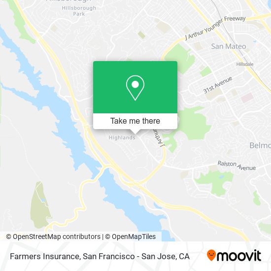 Mapa de Farmers Insurance