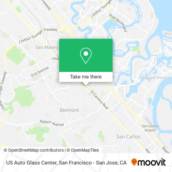 Mapa de US Auto Glass Center