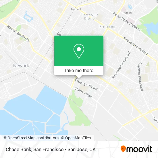Mapa de Chase Bank