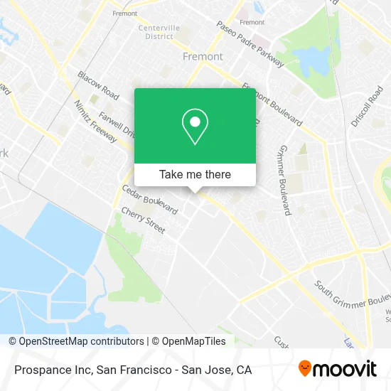 Prospance Inc map