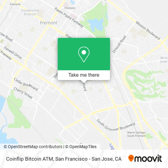 Mapa de Coinflip Bitcoin ATM