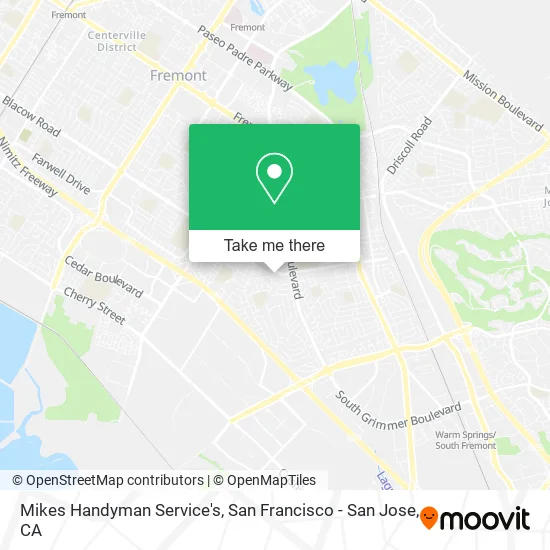 Mapa de Mikes Handyman Service's