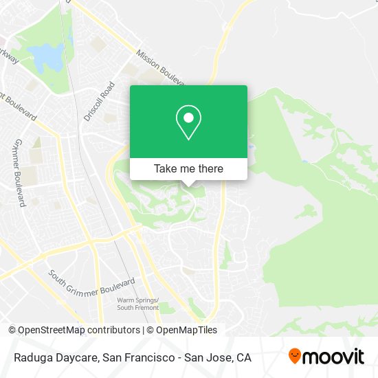 Mapa de Raduga Daycare