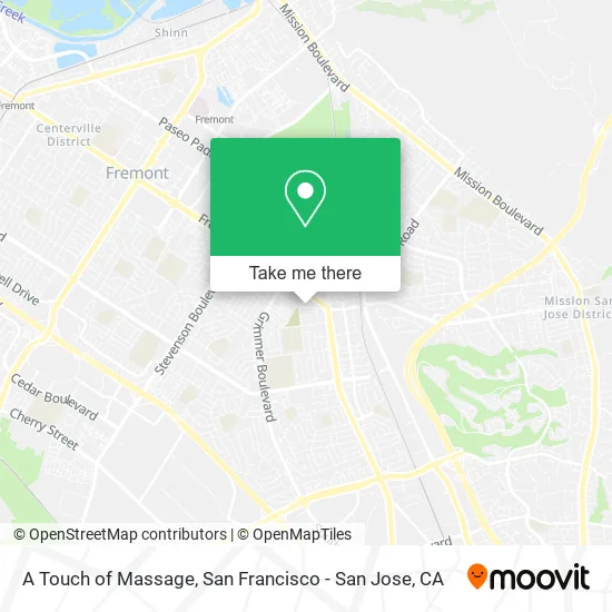 Mapa de A Touch of Massage