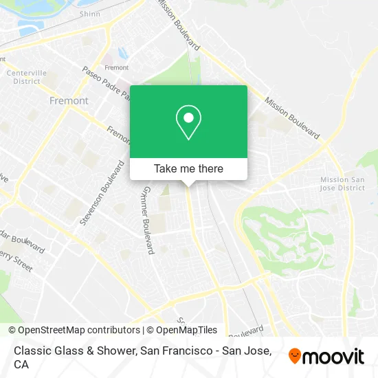 Mapa de Classic Glass & Shower