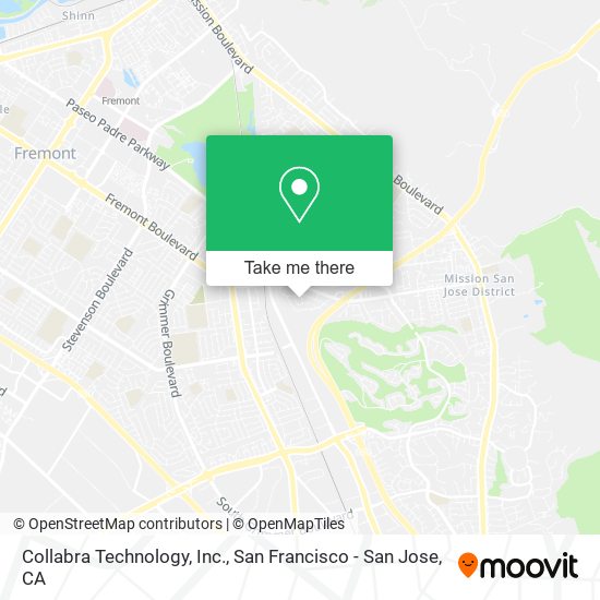 Mapa de Collabra Technology, Inc.