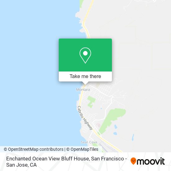 Mapa de Enchanted Ocean View Bluff House
