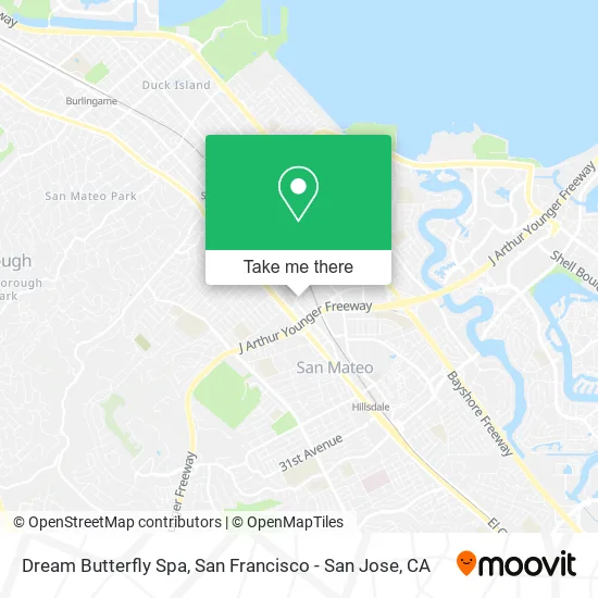 Mapa de Dream Butterfly Spa