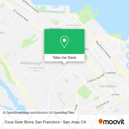 Csus Gear Store map