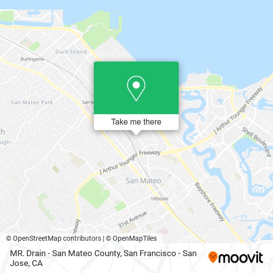 MR. Drain - San Mateo County map