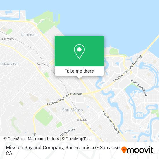 Mission Bay and Company map