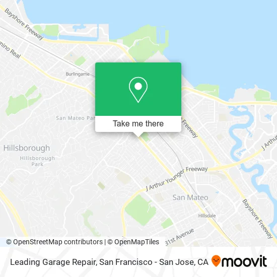 Leading Garage Repair map