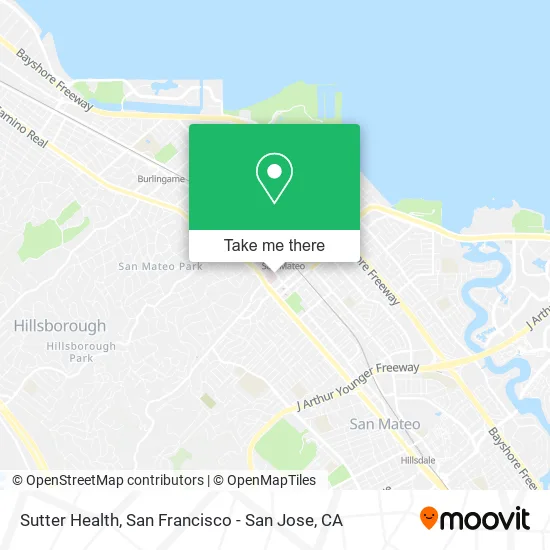 Mapa de Sutter Health