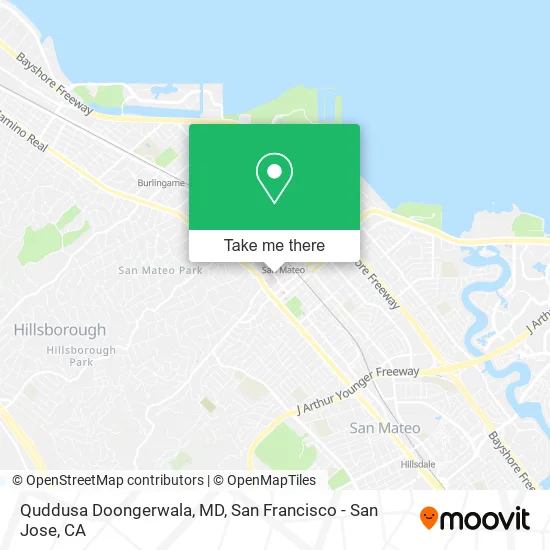 Quddusa Doongerwala, MD map