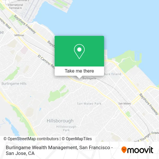 Burlingame Wealth Management map