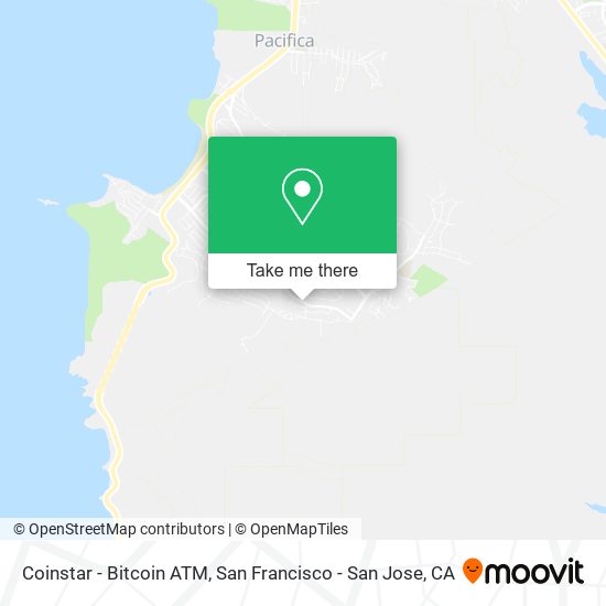 Mapa de Coinstar - Bitcoin ATM