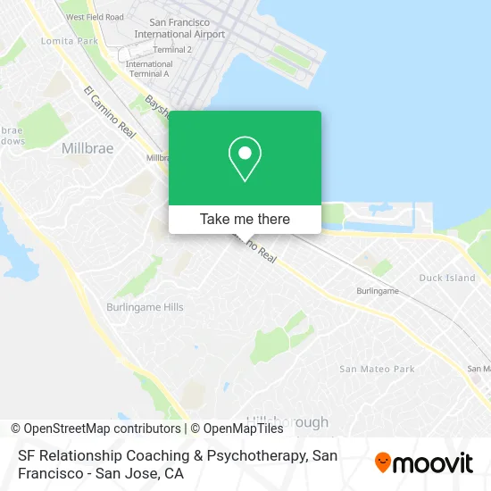SF Relationship Coaching & Psychotherapy map