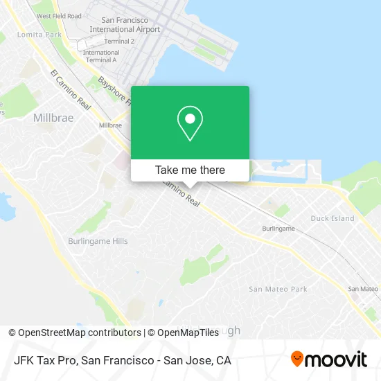 Mapa de JFK Tax Pro