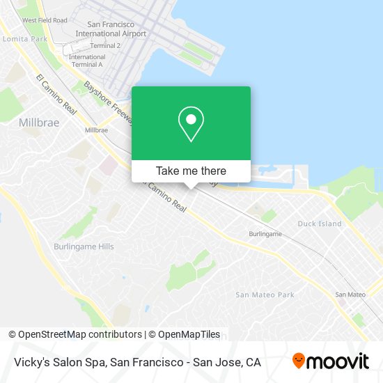 Mapa de Vicky's Salon Spa