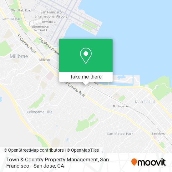 Town & Country Property Management map