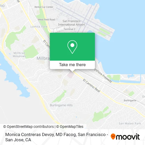 Monica Contreras Devoy, MD Facog map