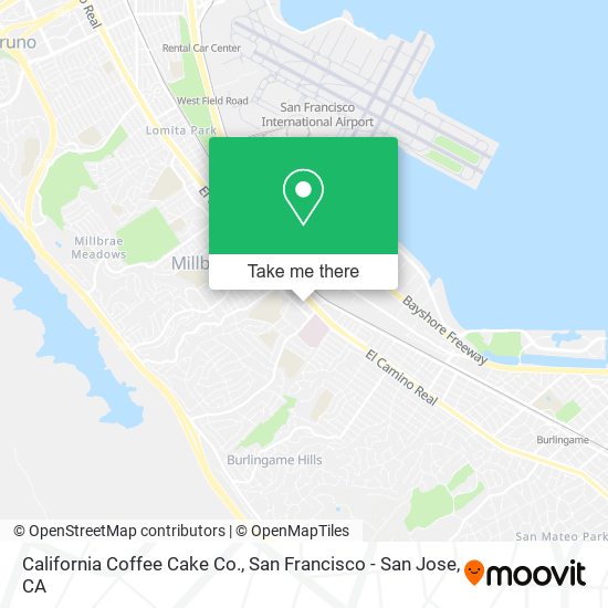 Mapa de California Coffee Cake Co.