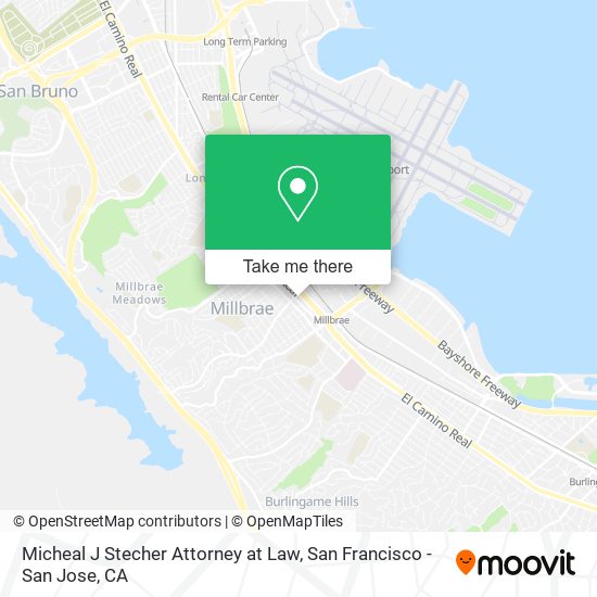 Micheal J Stecher Attorney at Law map