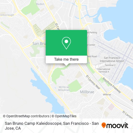 San Bruno Camp Kaleidoscope map