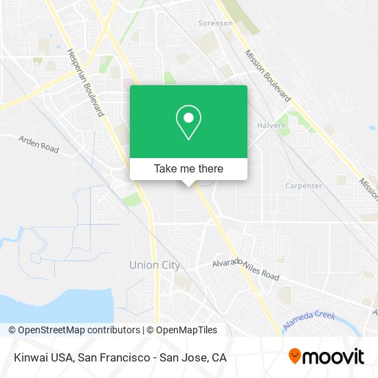 Kinwai USA map