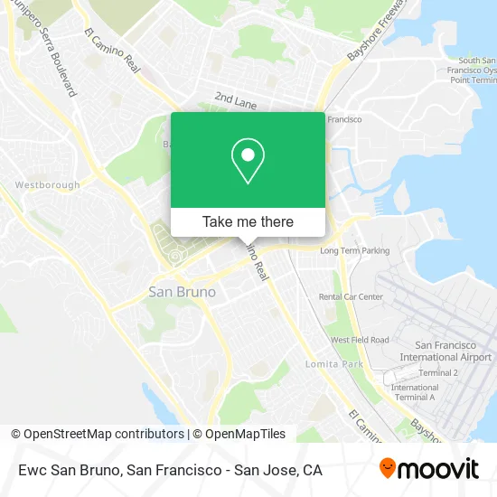 Ewc San Bruno map