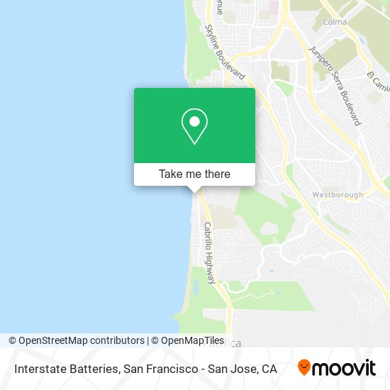 Interstate Batteries map