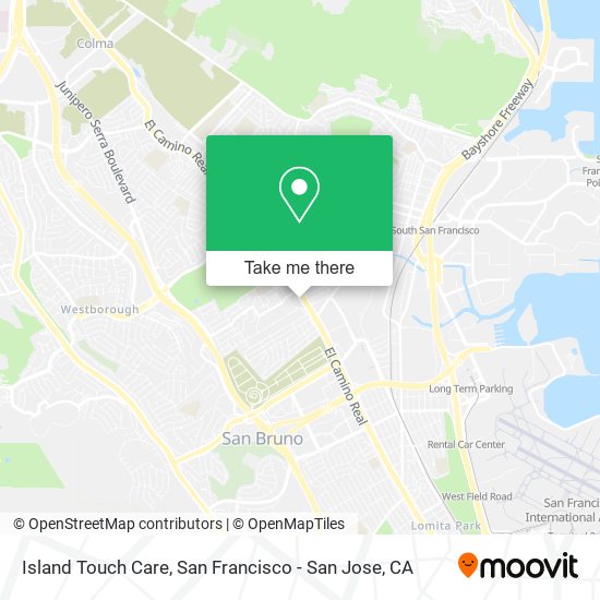 Island Touch Care map
