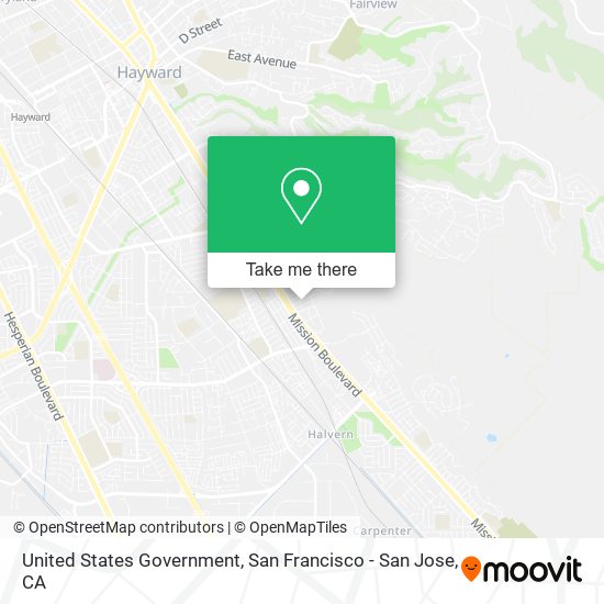 Mapa de United States Government
