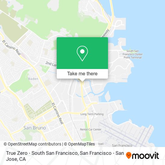 True Zero - South San Francisco map