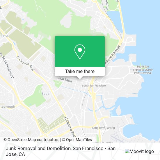 Junk Removal and Demolition map