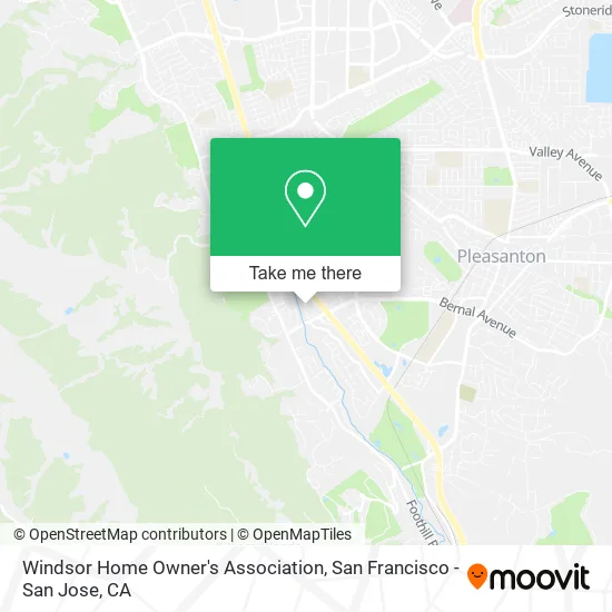 Windsor Home Owner's Association map