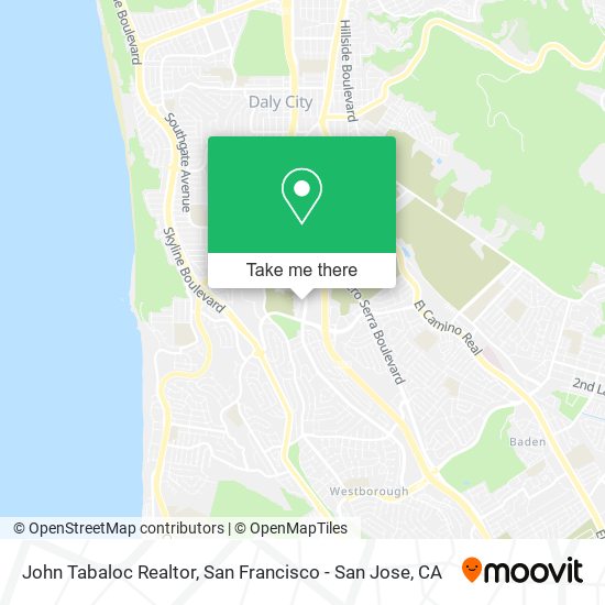 John Tabaloc Realtor map